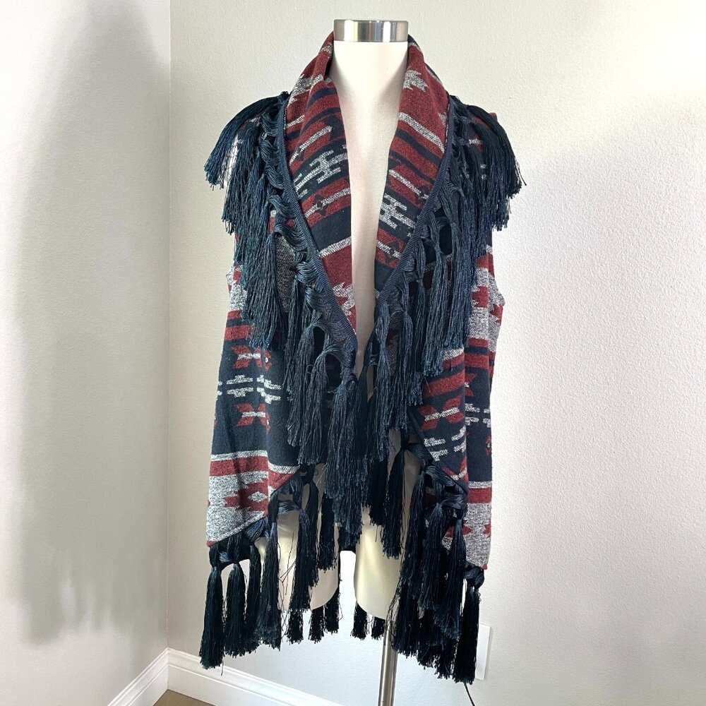 Cripple Creek Womens Medium Jacket Vest Aztec Southwest Navajo Western Rodeo
